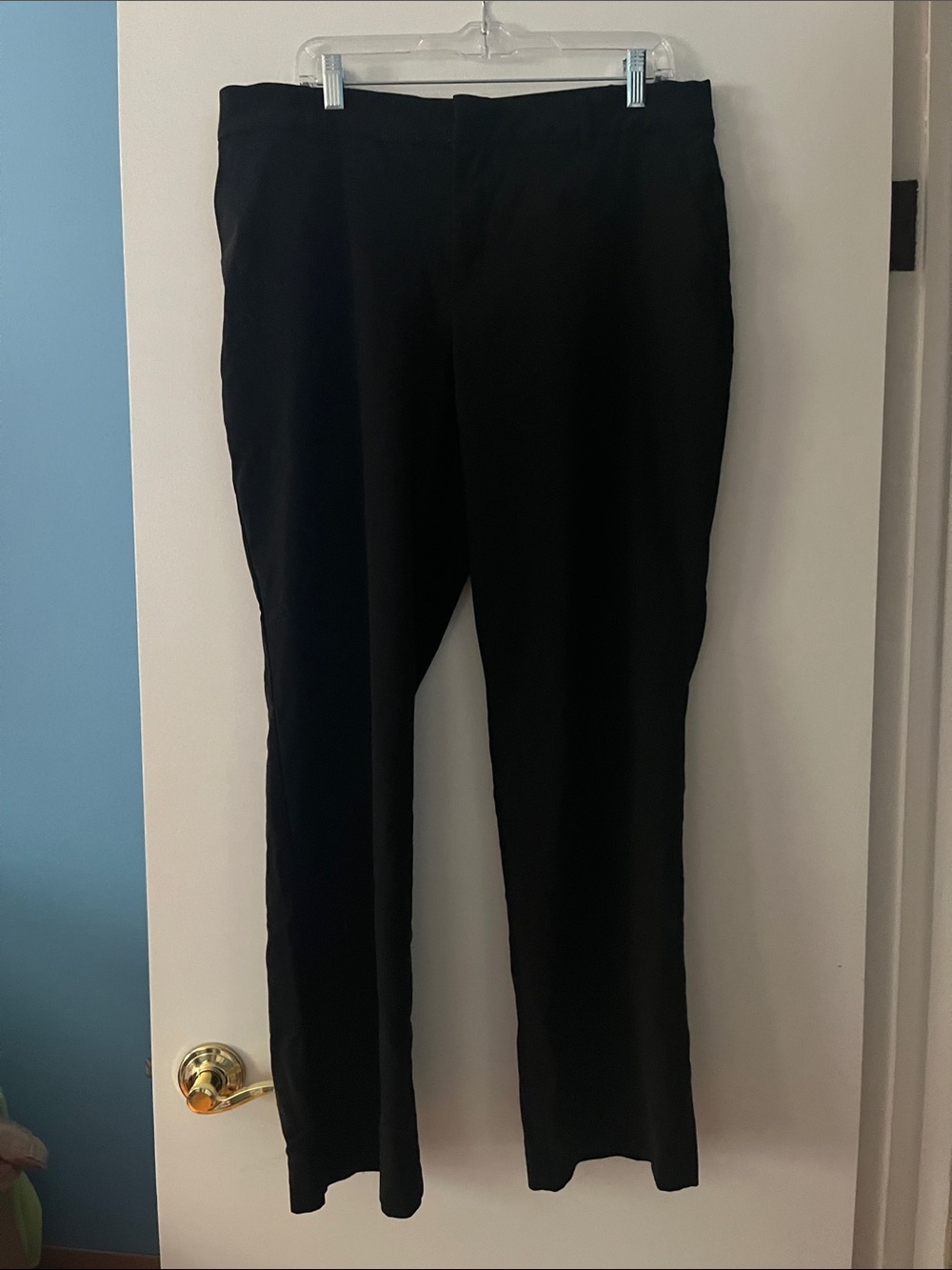 Nine West Men's Black Dress Pants - Straight Leg